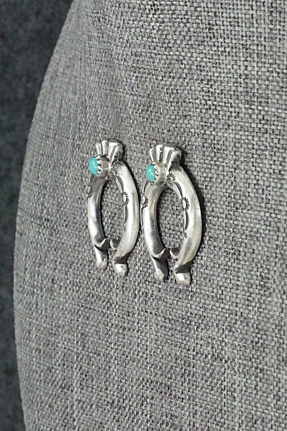 Turquoise & Sterling Silver Earrings - Paige Gordon