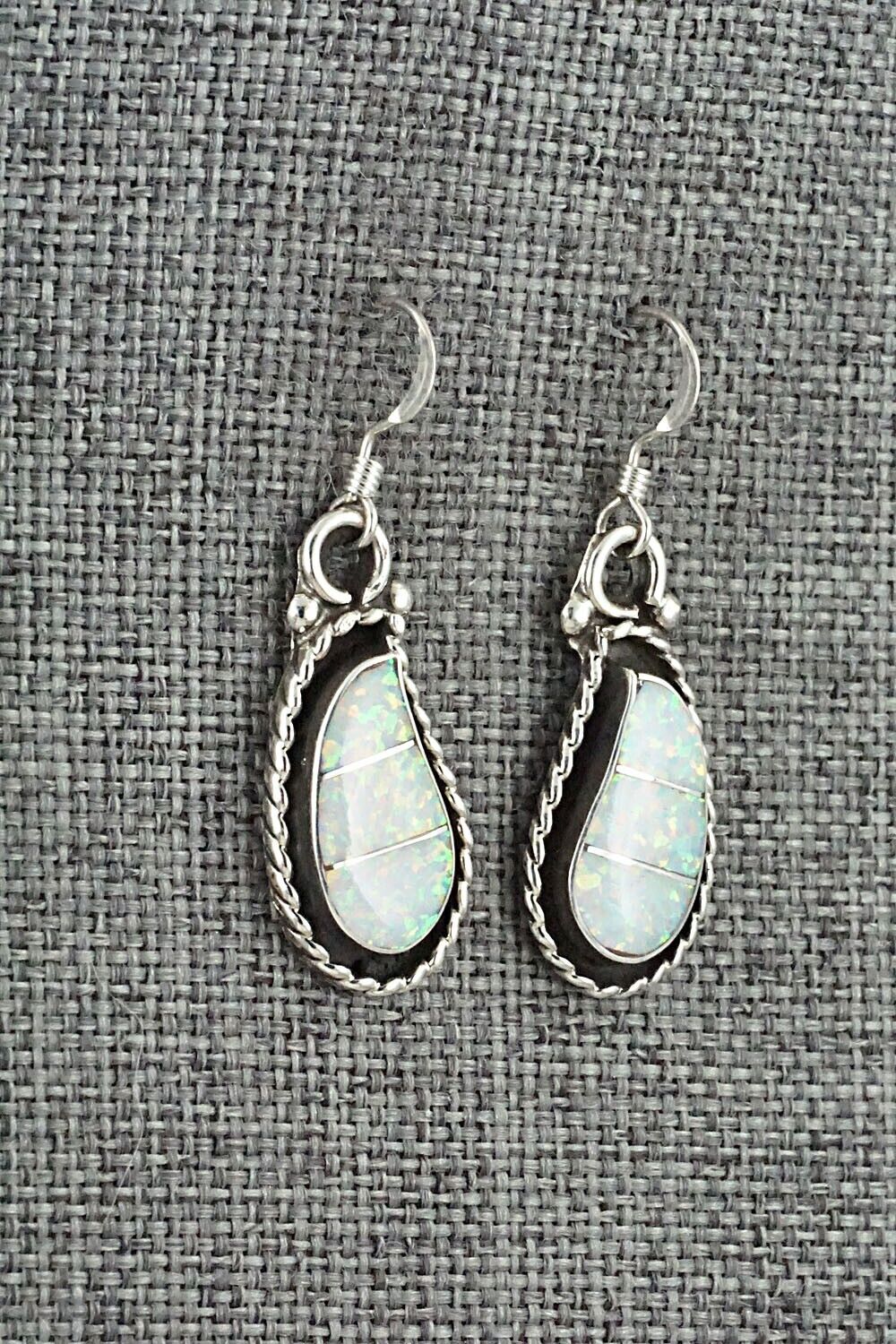 Opalite & Sterling Silver Earrings - Susie Lowsayatee