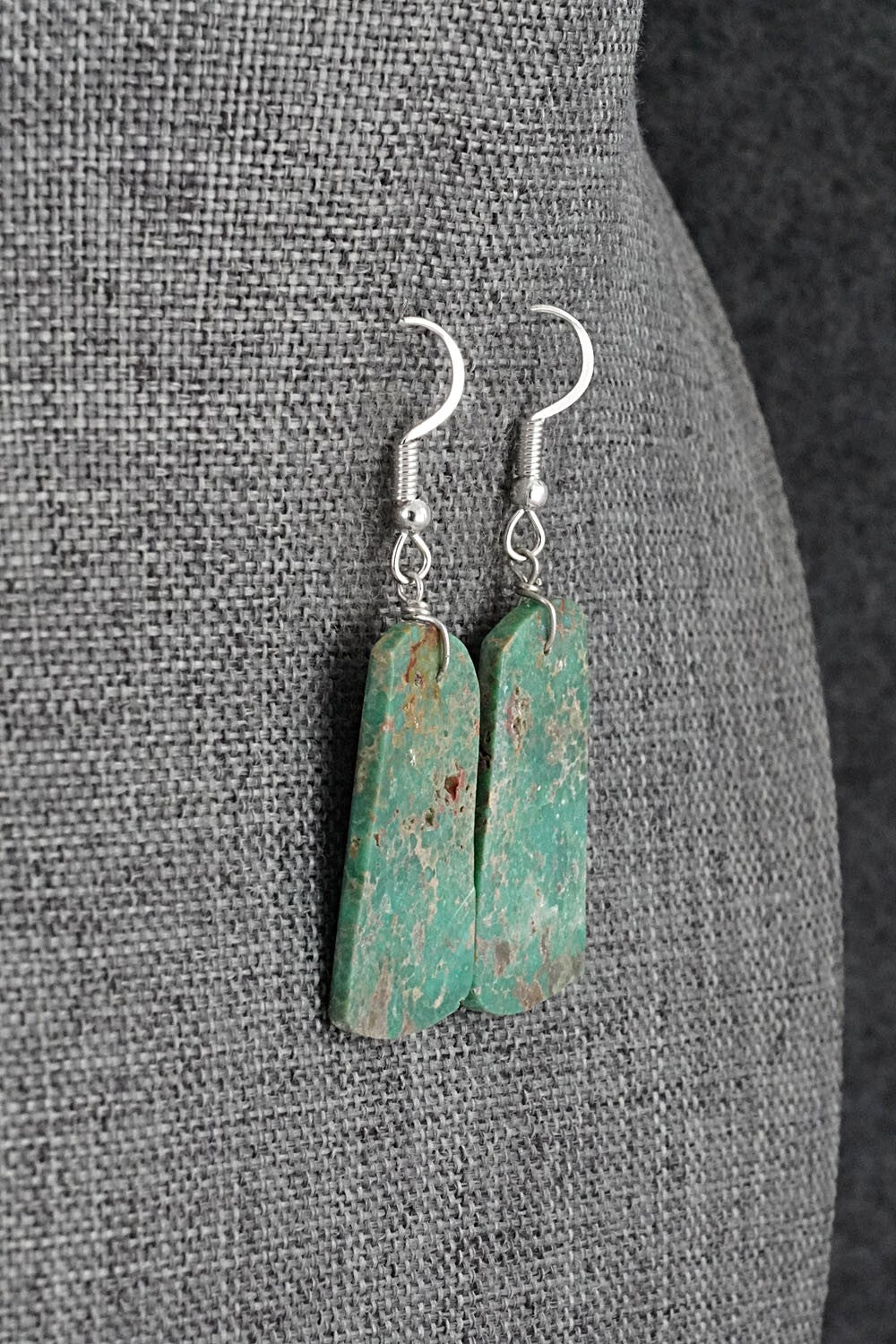 Turquoise & Sterling Silver Earrings - Tammy Nolcot