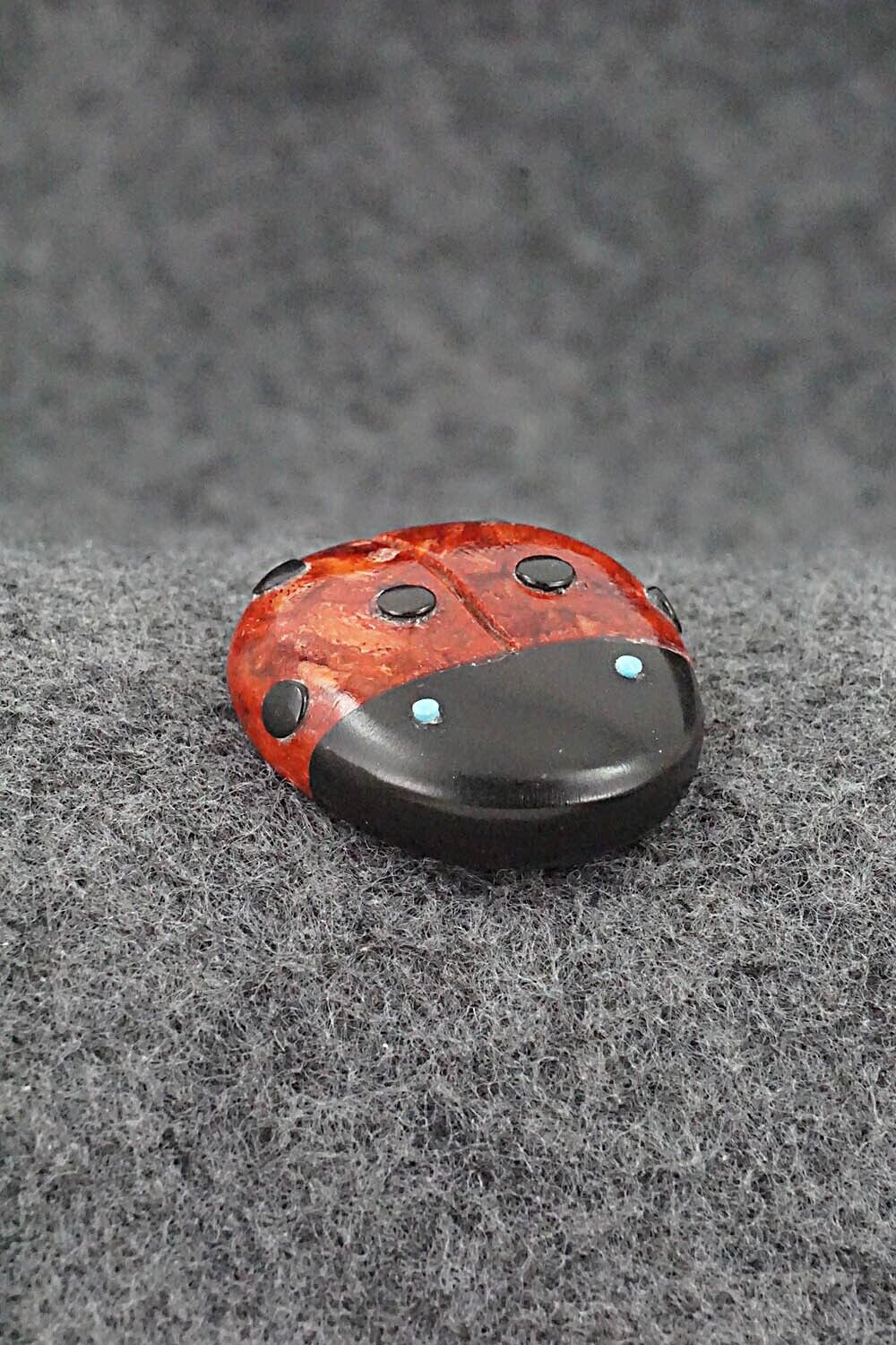 Ladybug Zuni Fetish Carving - Reynold Lunasee