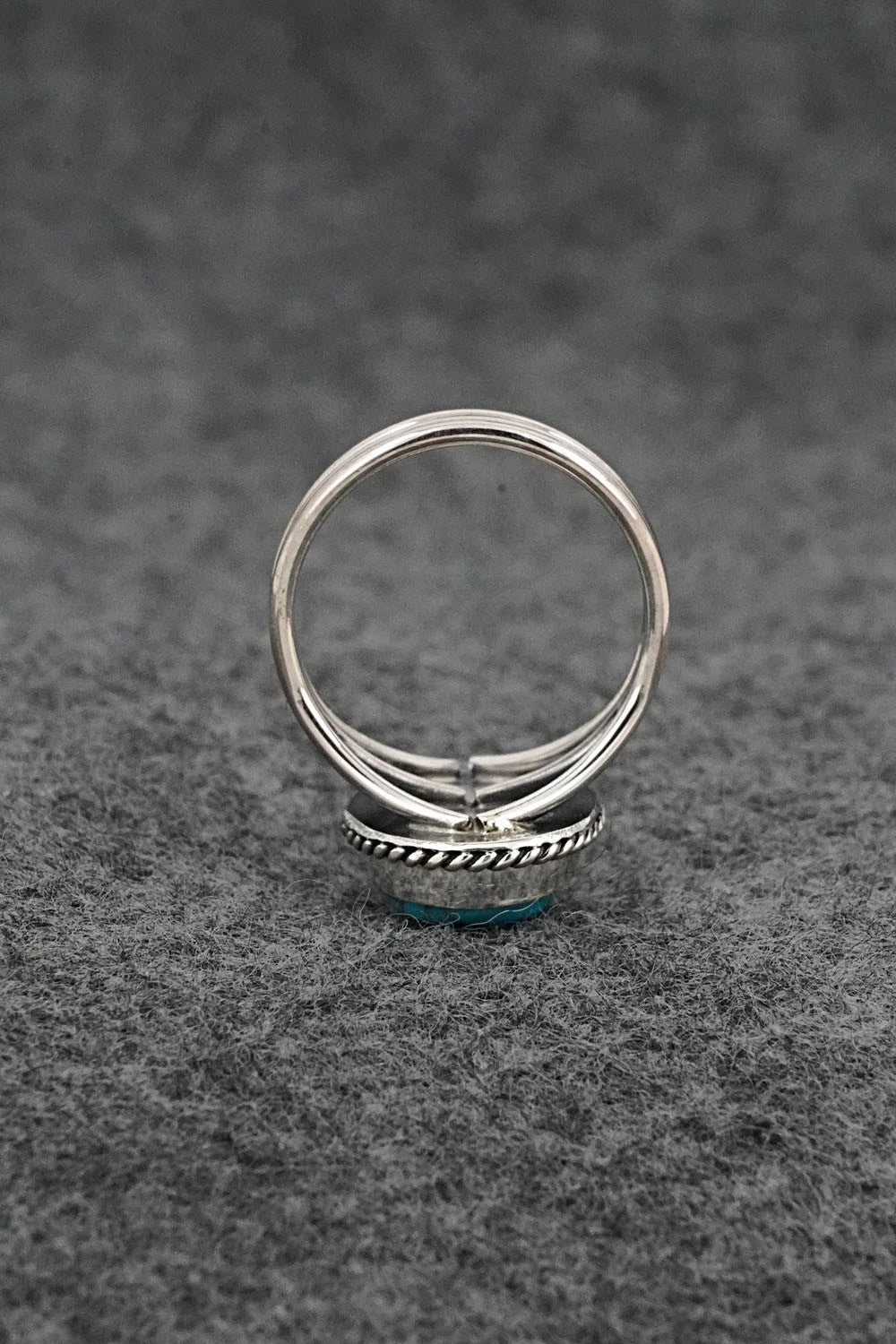 Turquoise & Sterling Silver Ring - Rena Begay - Size 7