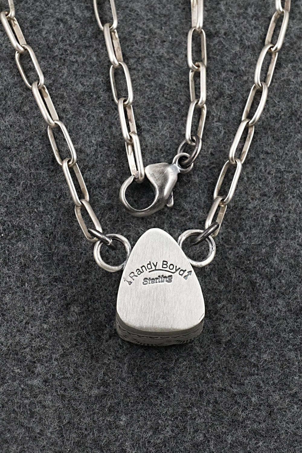 Turquoise & Sterling Silver Necklace - Randy Boyd