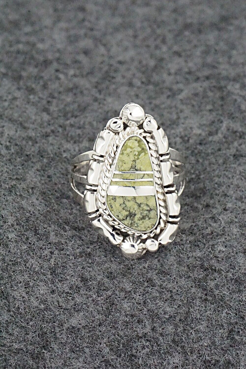 Turquoise & Sterling Silver Ring - James Manygoats - Size 7.25
