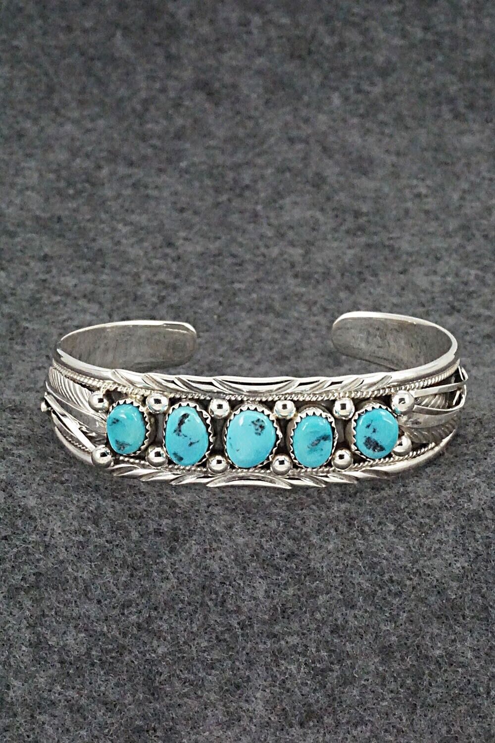 Turquoise & Sterling Silver Bracelet - Davey Morgan