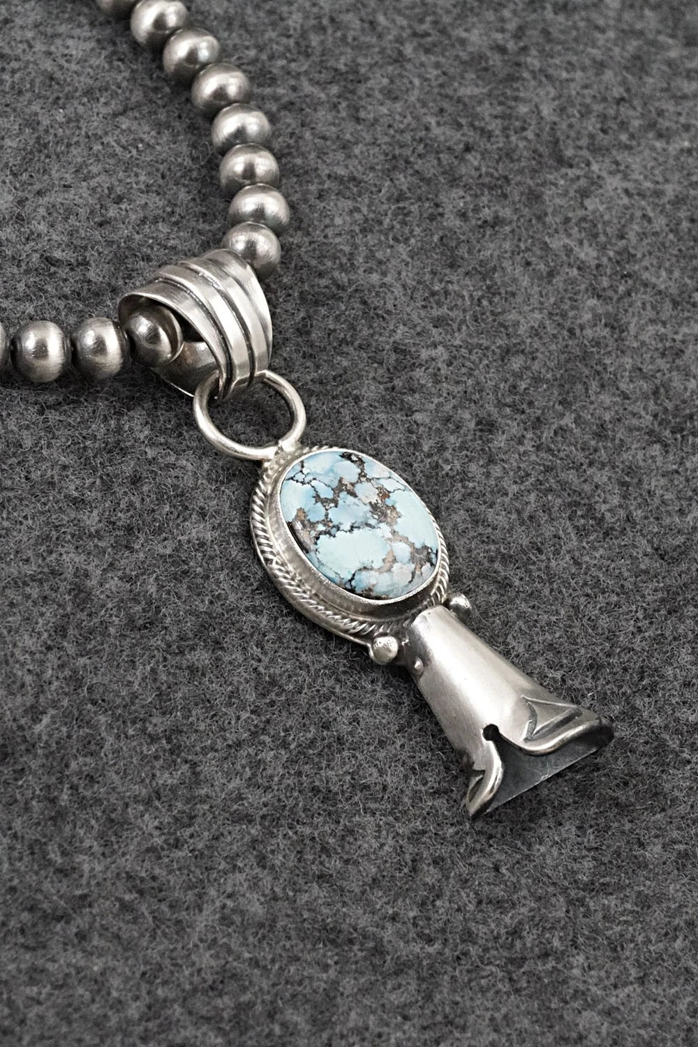 Turquoise & Sterling Silver Necklace - Sharon McCarthy