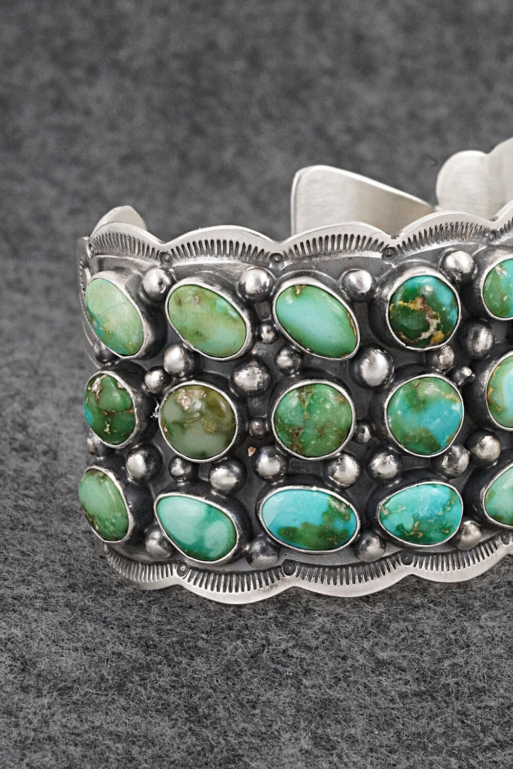 Turquoise & Sterling Silver Bracelet - Tom Lewis