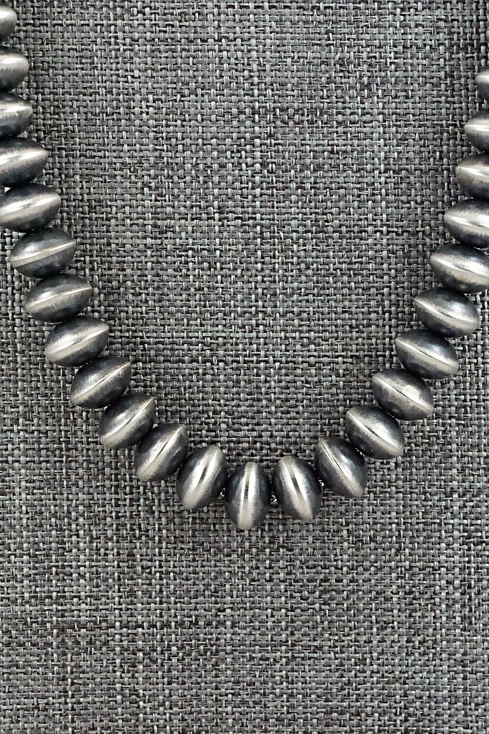Sterling Silver Navajo Pearl Necklace 20" - Telisha Haley