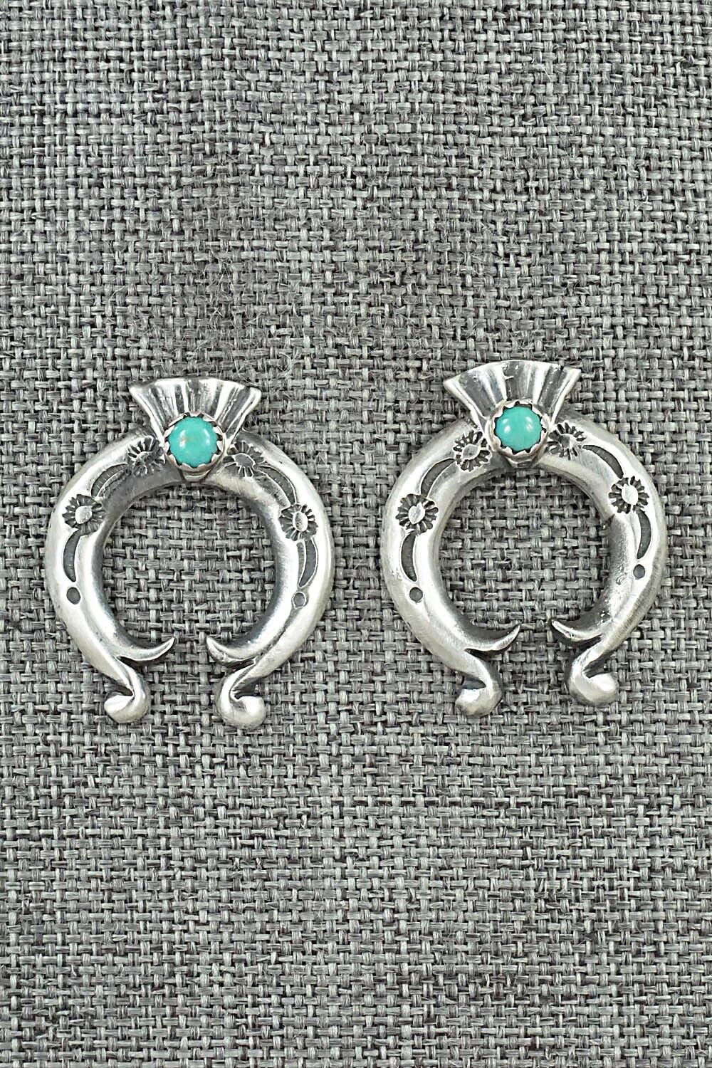 Turquoise & Sterling Silver Earrings - Paige Gordon