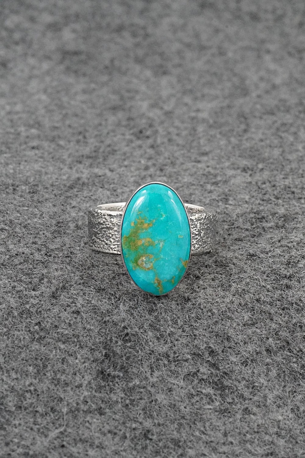 Turquoise & Sterling Silver Ring - Cody Noble - Size 8.5
