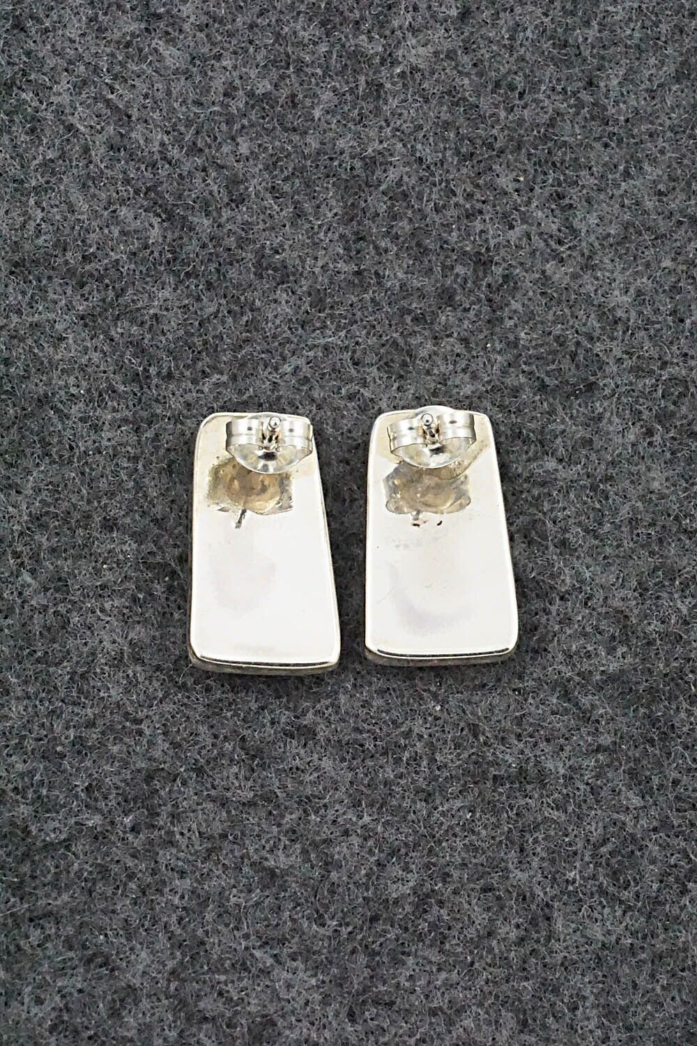 Turquoise & Sterling Silver Earrings - Orena Leekya