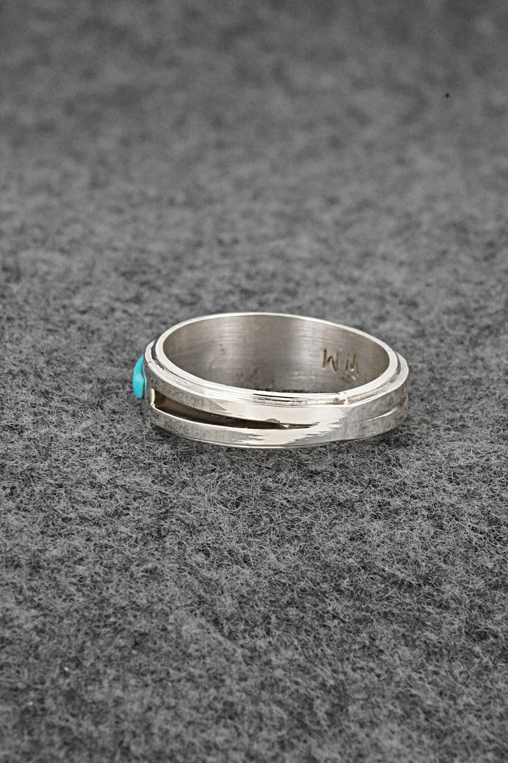 Turquoise & Sterling Silver Ring - Wilbert Muskett Jr. - Size 9