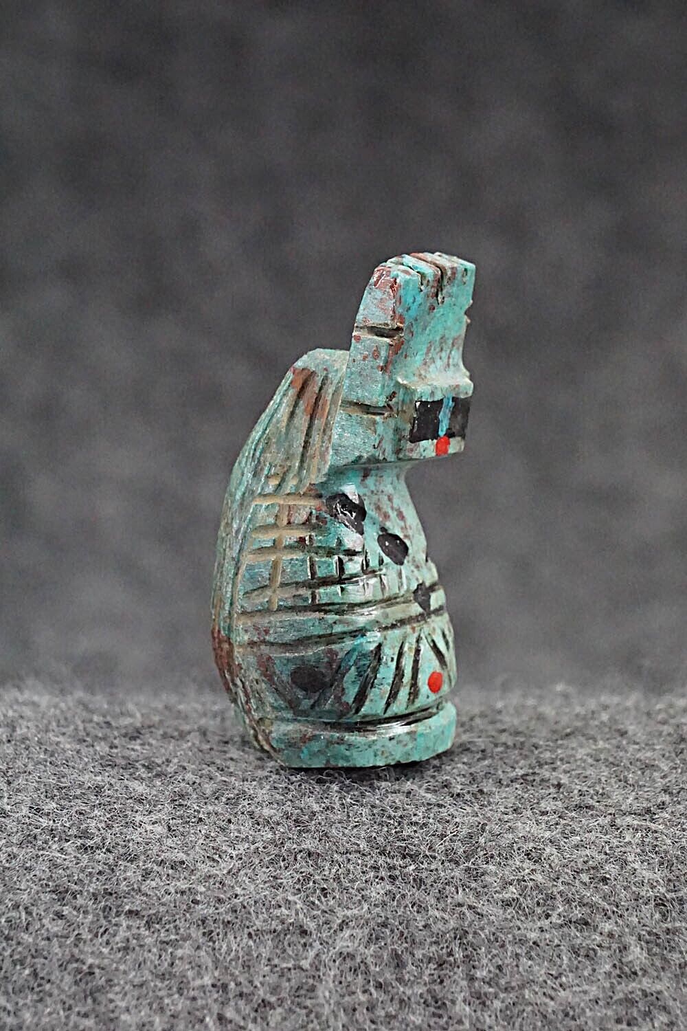 Corn Maiden Zuni Fetish Carving - Carl Etsate