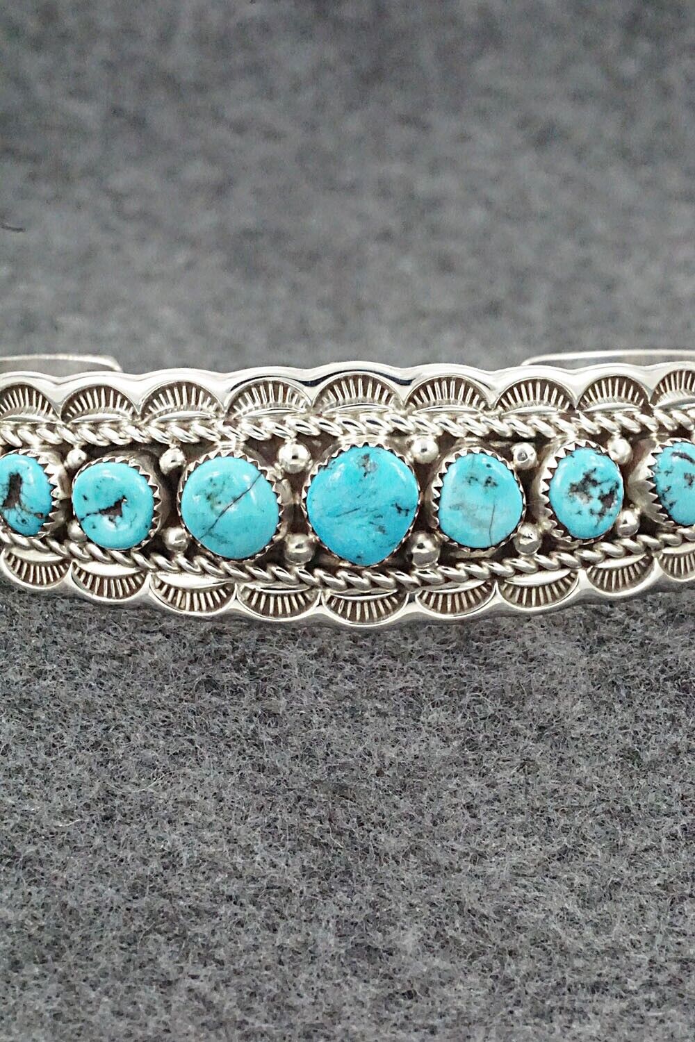 Turquoise & Sterling Silver Bracelet - Anthony Brown