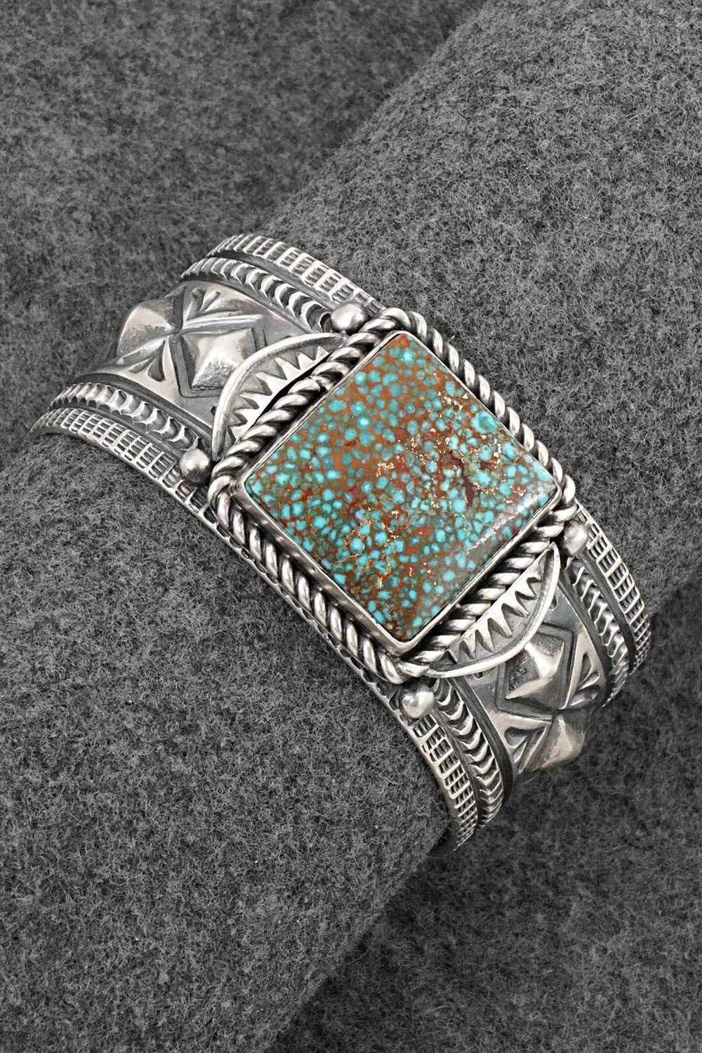 Turquoise & Sterling Silver Bracelet - Arnold Blackgoat