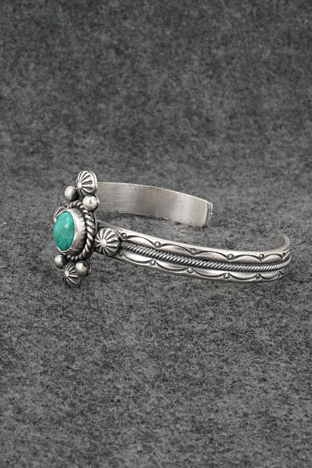 Turquoise & Sterling Silver Bracelet - Michael Calladitto