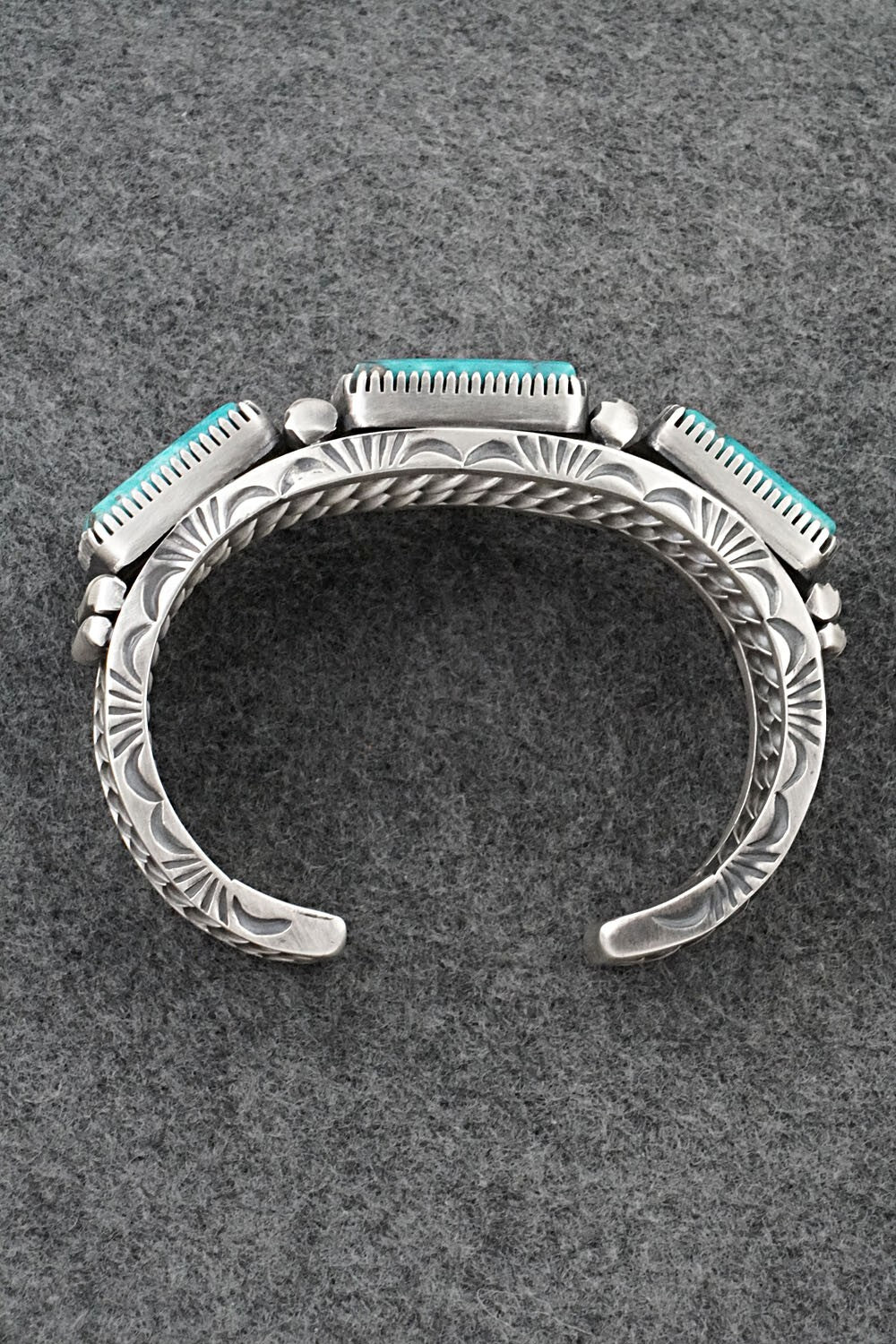 Turquoise & Sterling Silver Bracelet - Mark Yazzie