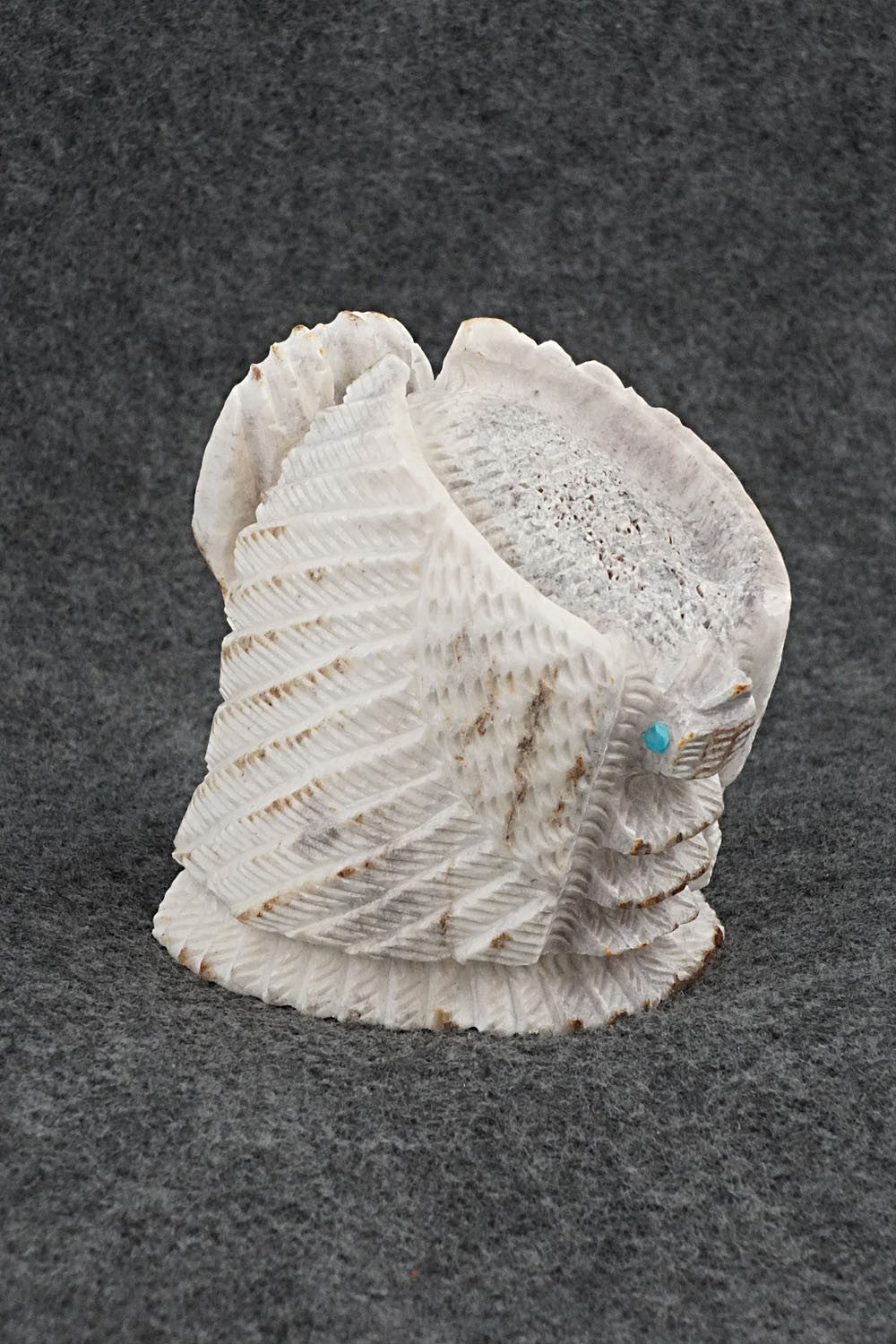 Turkey Zuni Fetish Carving - Garrick Weeka