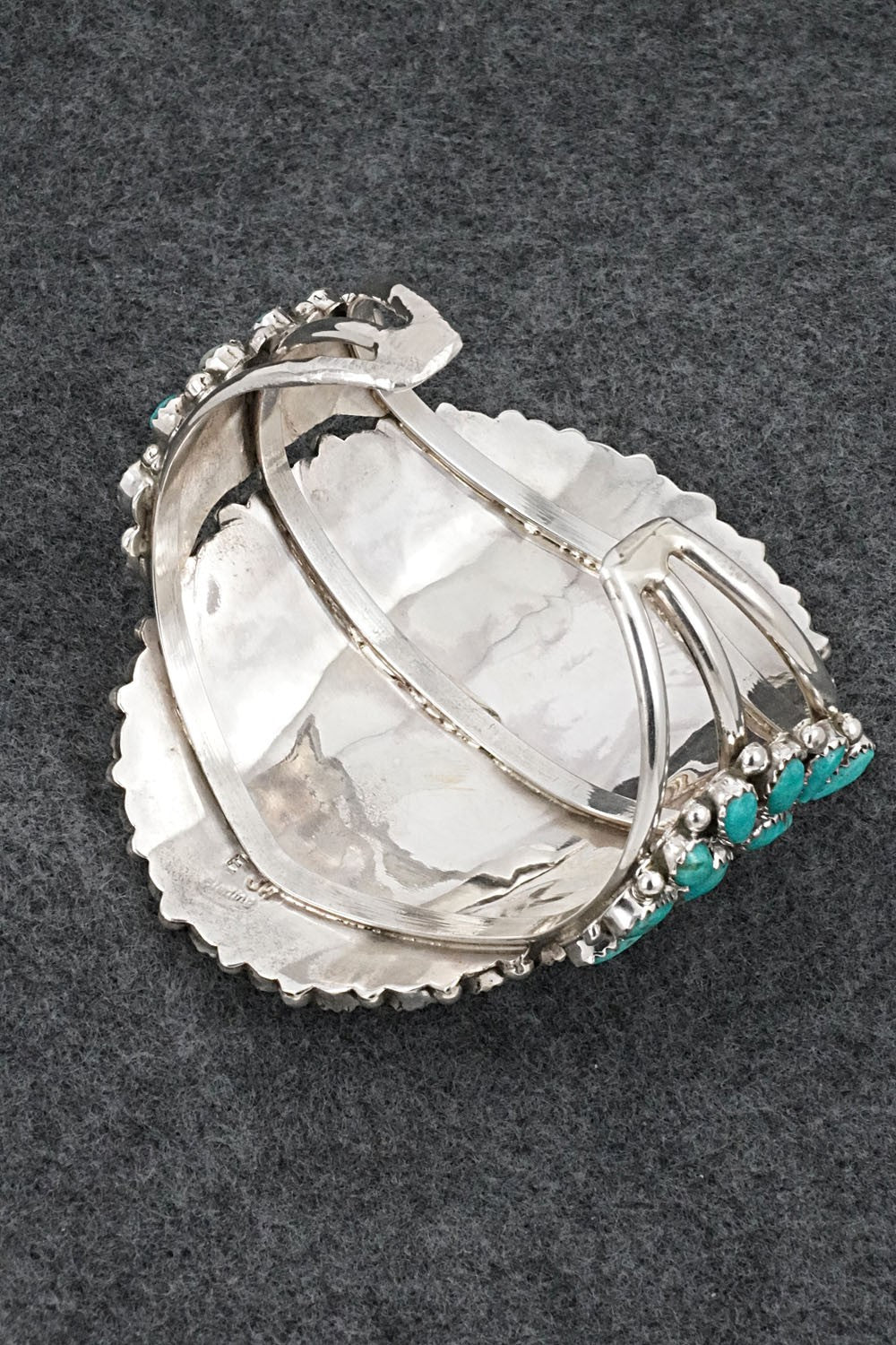 Turquoise & Sterling Silver Bracelet - Eunice Wilson