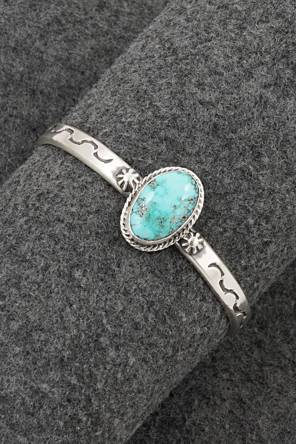 Turquoise & Sterling Silver Bracelet - Samuel Yellowhair