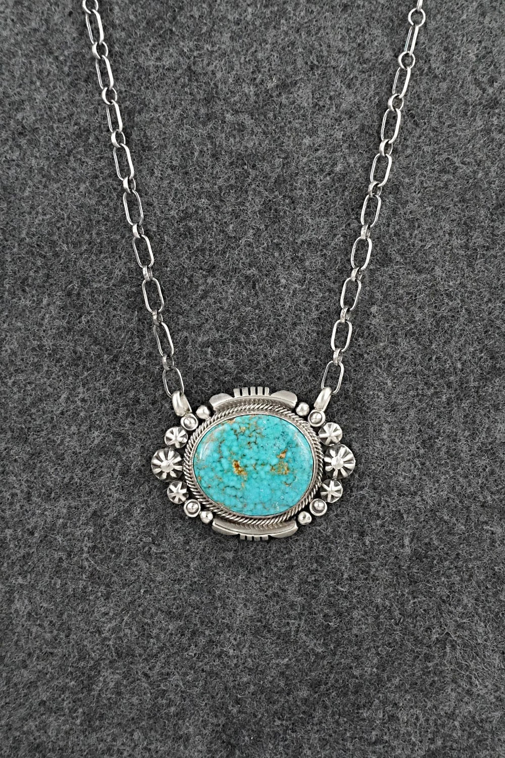 Turquoise & Sterling Silver Necklace - Daniel Benally