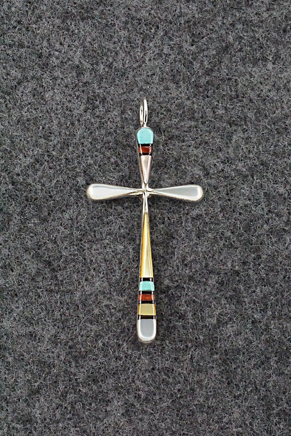 Multi Stone & Sterling Silver Pendant - Sylvester Noche