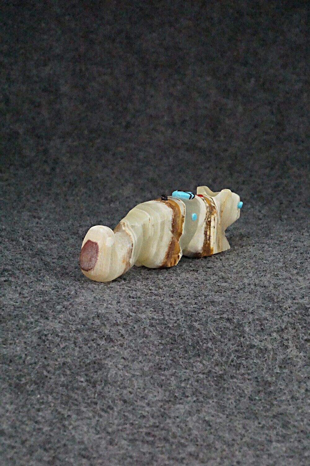 Mountain Lion Zuni Fetish Carving - Danette Laate