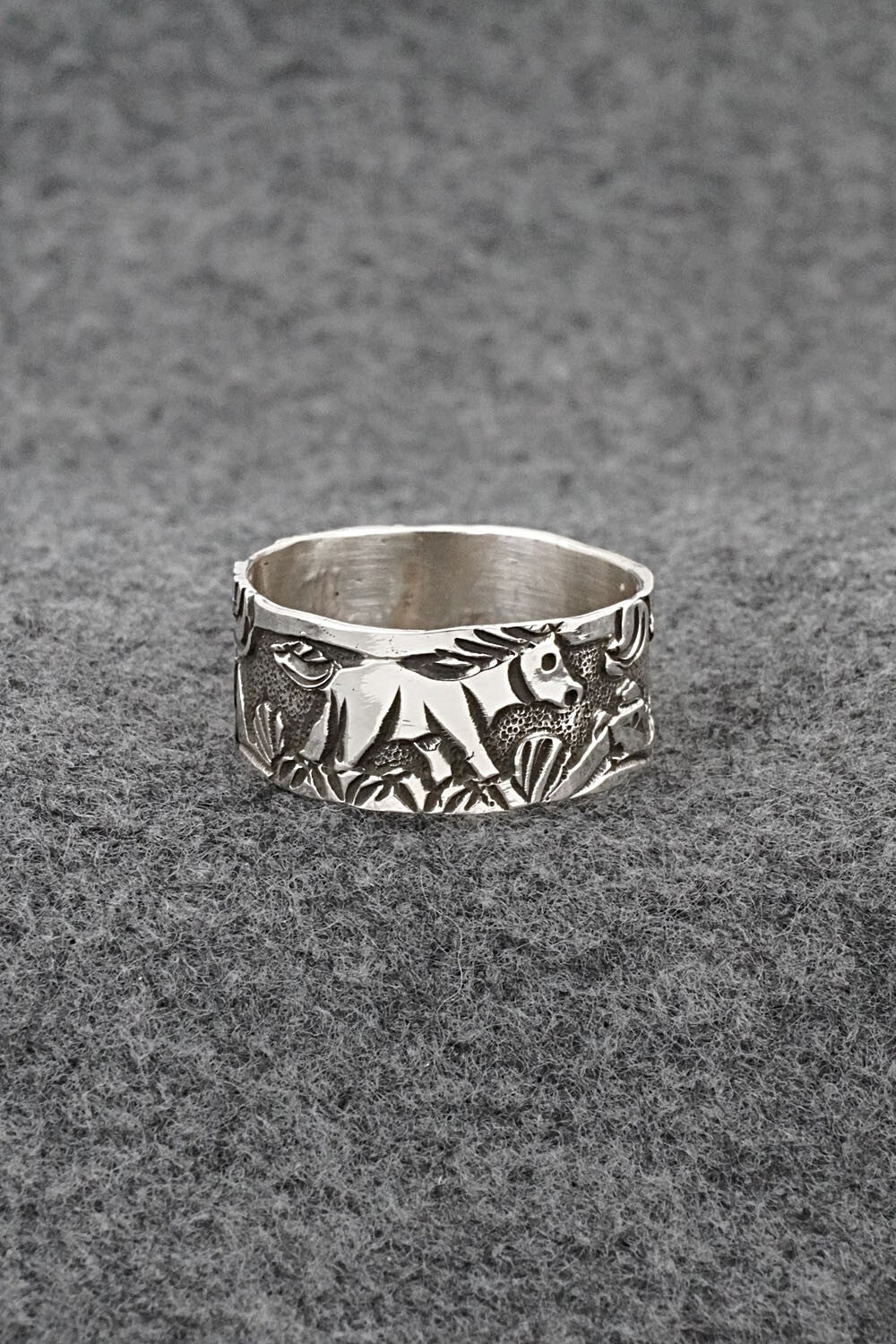 Sterling Silver Ring - Lloyd Becenti - Size 12