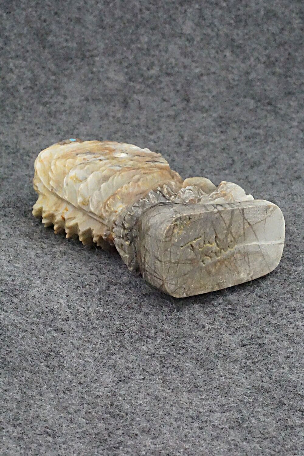 Eagle w/Snake Zuni Fetish Carving - Tony Mackel