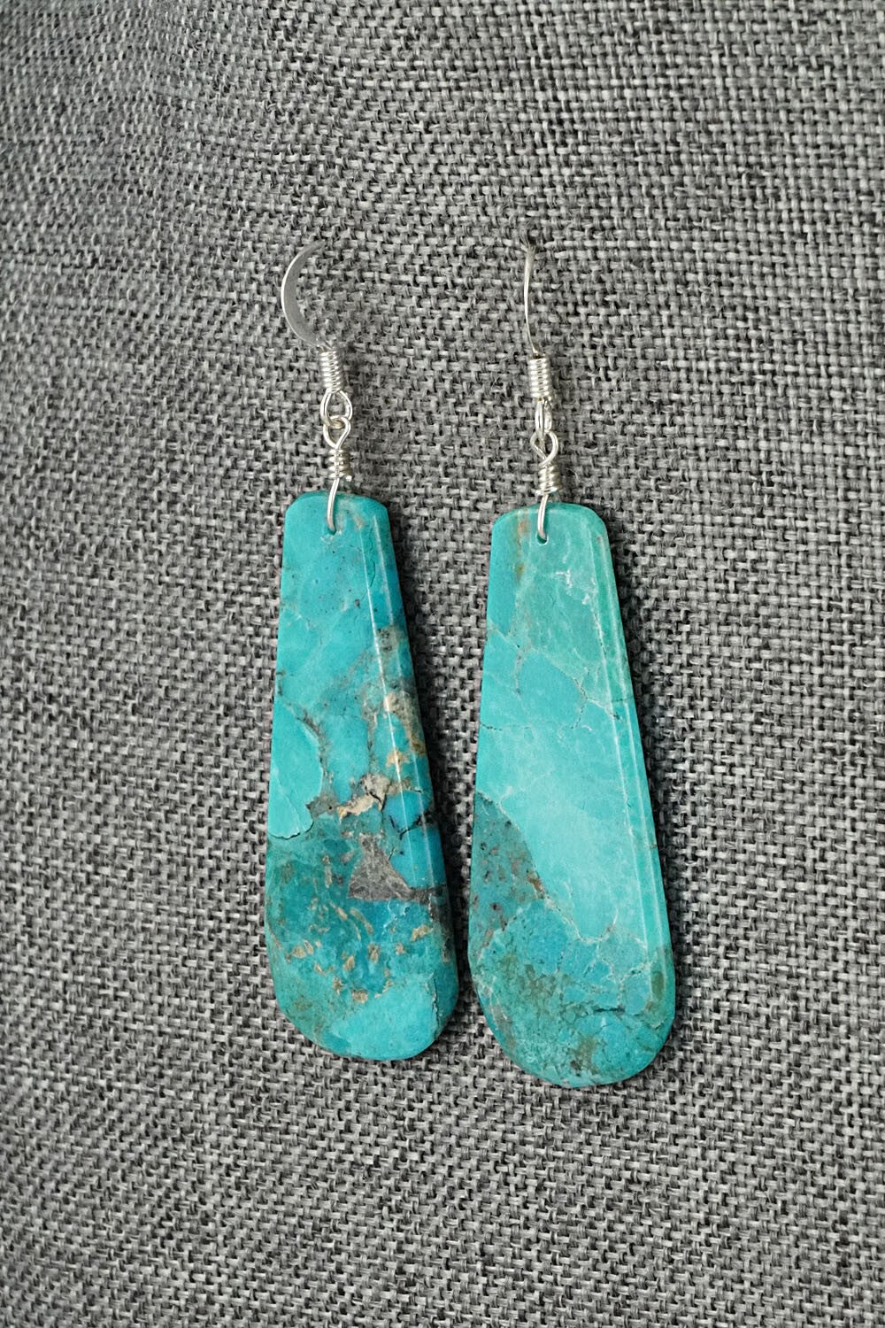 Turquoise & Sterling Silver Earrings - Tammy Nolcot
