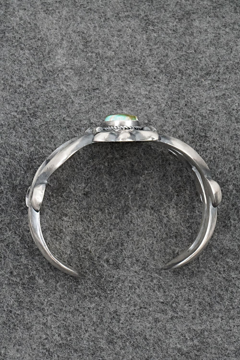Turquoise & Sterling Silver Bracelet - Harrison Bitsue