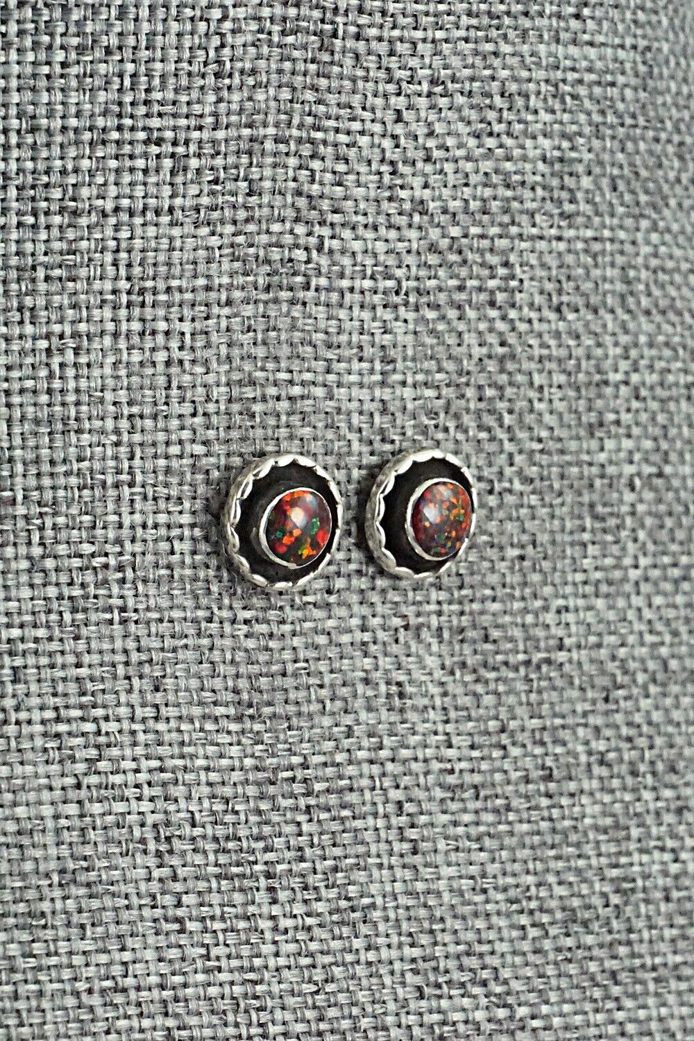 Opalite & Sterling Silver Earrings - Carina Leekity