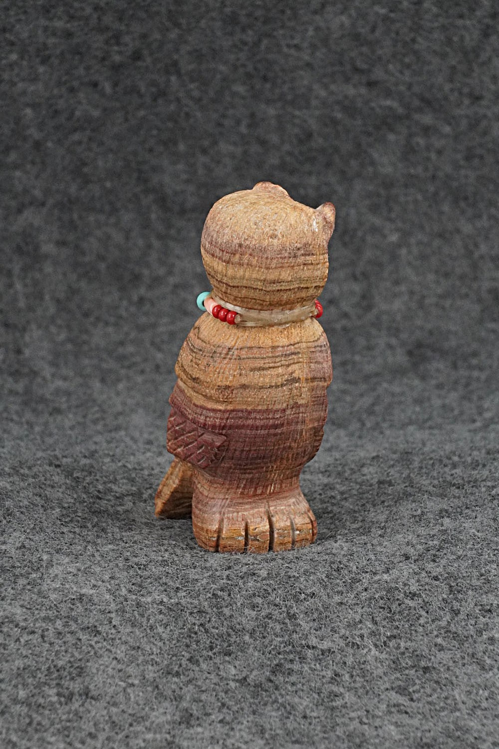 Owl Zuni Fetish Carving - Douglas Martza