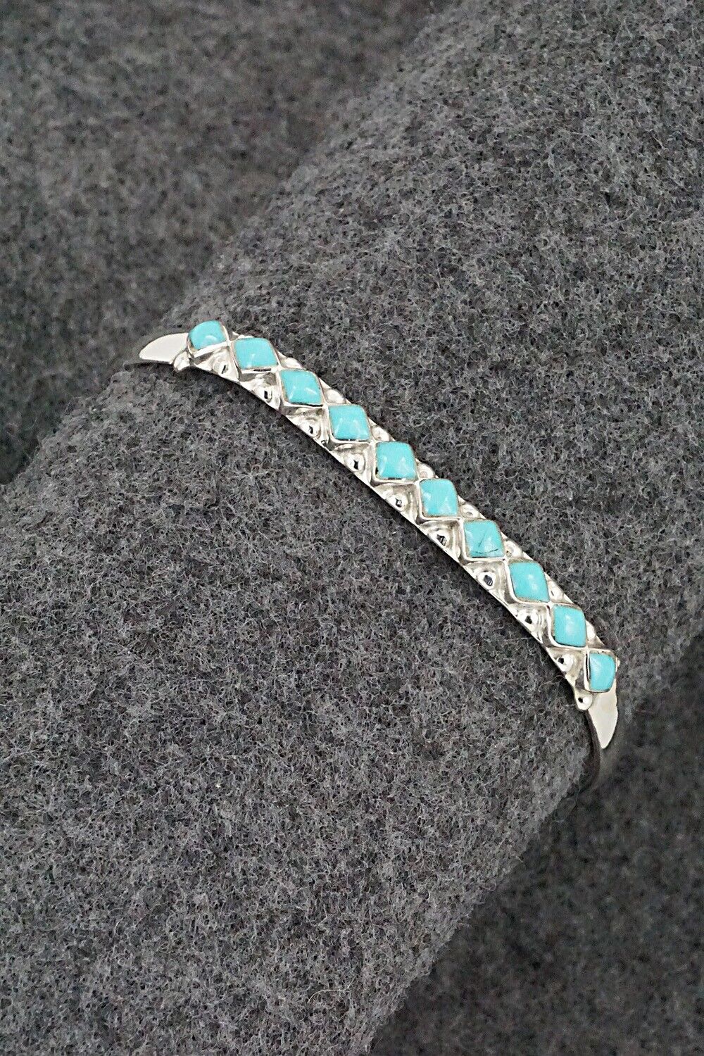 Turquoise & Sterling Silver Bracelet - Bonnie Quam