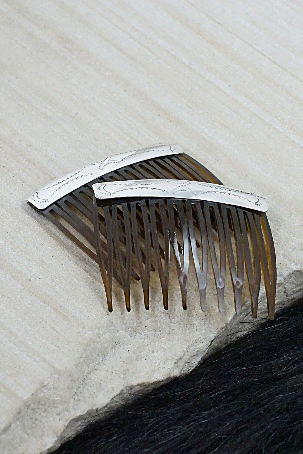 Sterling Silver Hair Combs - Randall Dalgai