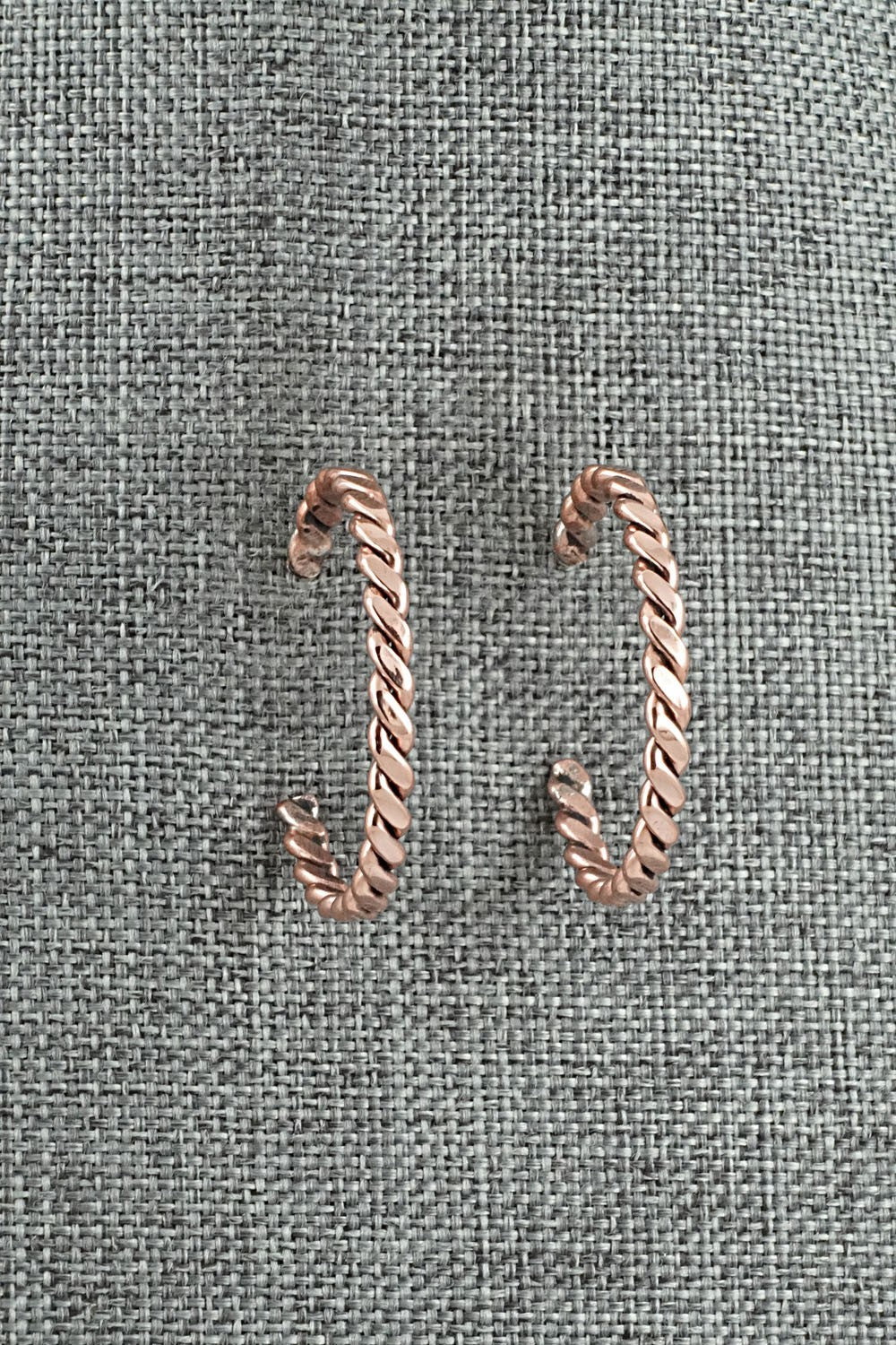Copper Hoop Earrings - Elaine Tahe