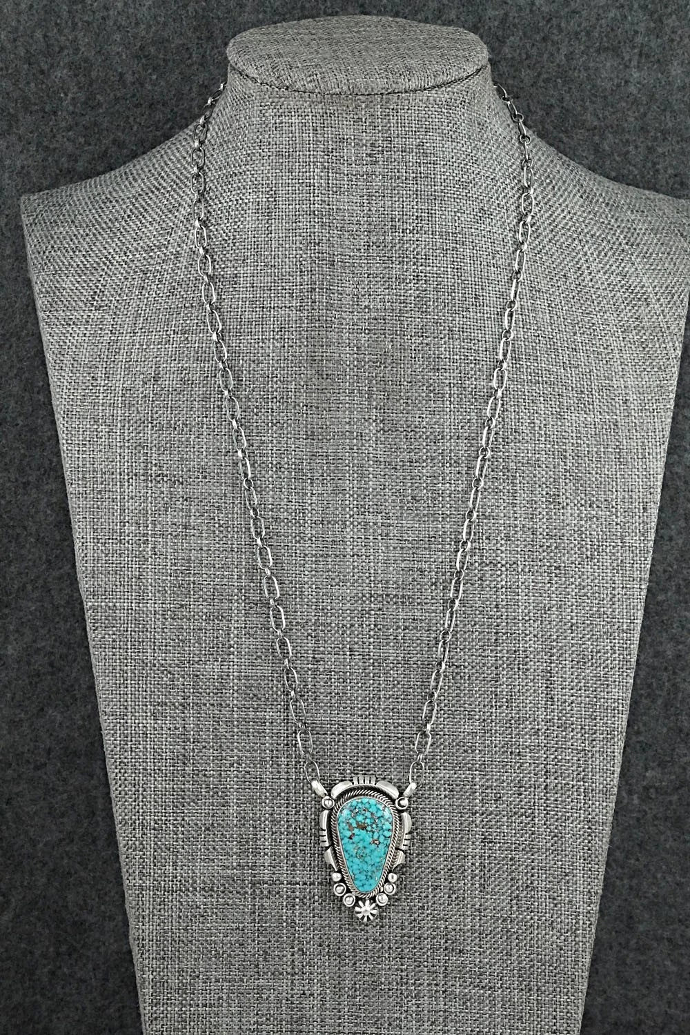 Turquoise & Sterling Silver Necklace - Daniel Benally