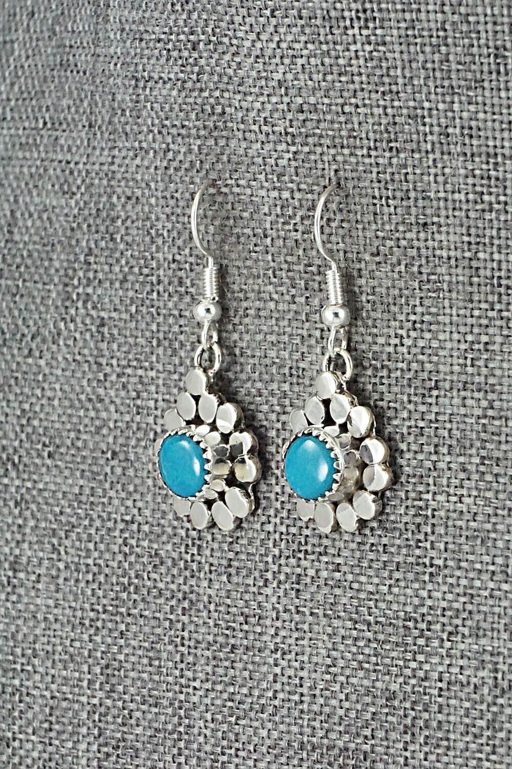 Turquoise & Sterling Silver Earrings - Sandra Parkett