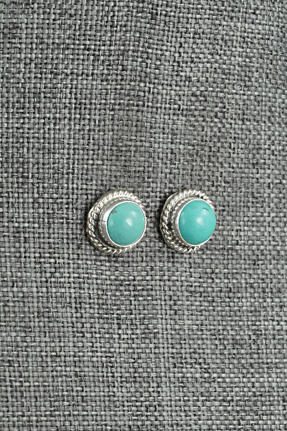 Turquoise & Sterling Silver Earrings - Byron Begay