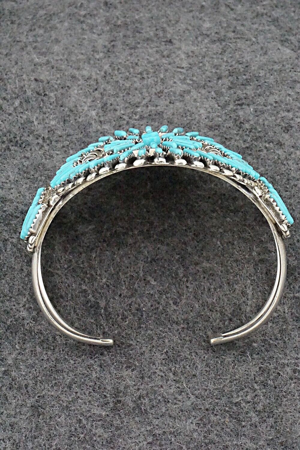 Turquoise & Sterling Silver Bracelet - Charlie John