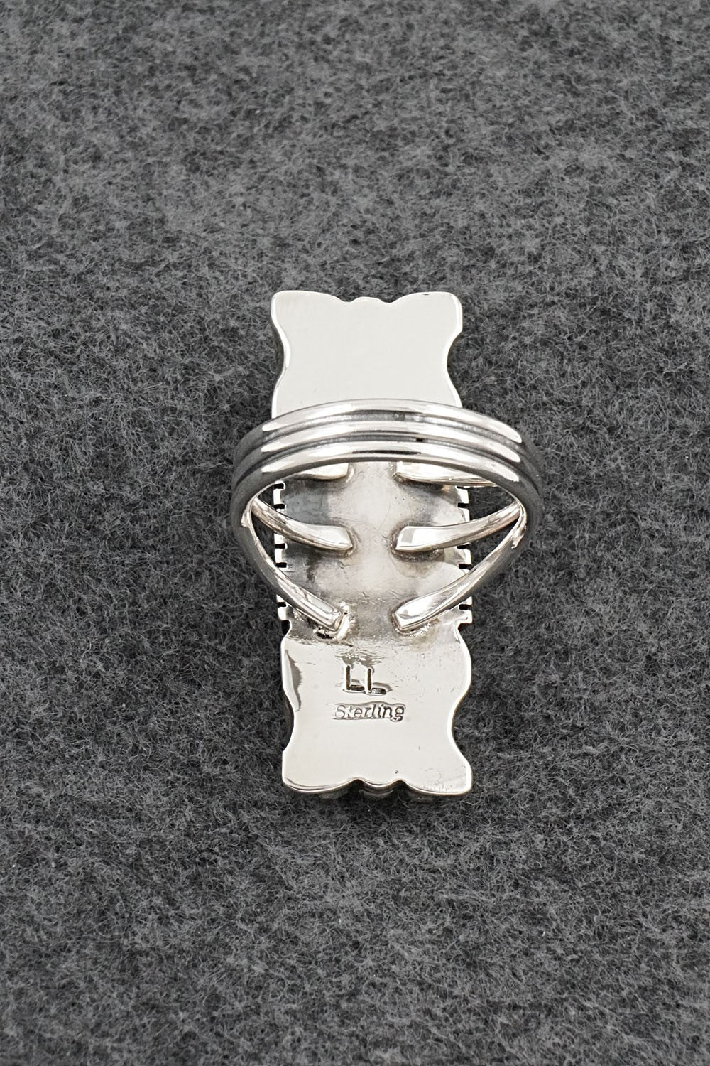 White Buffalo & Sterling Silver Ring - Larson Lee - Size 10