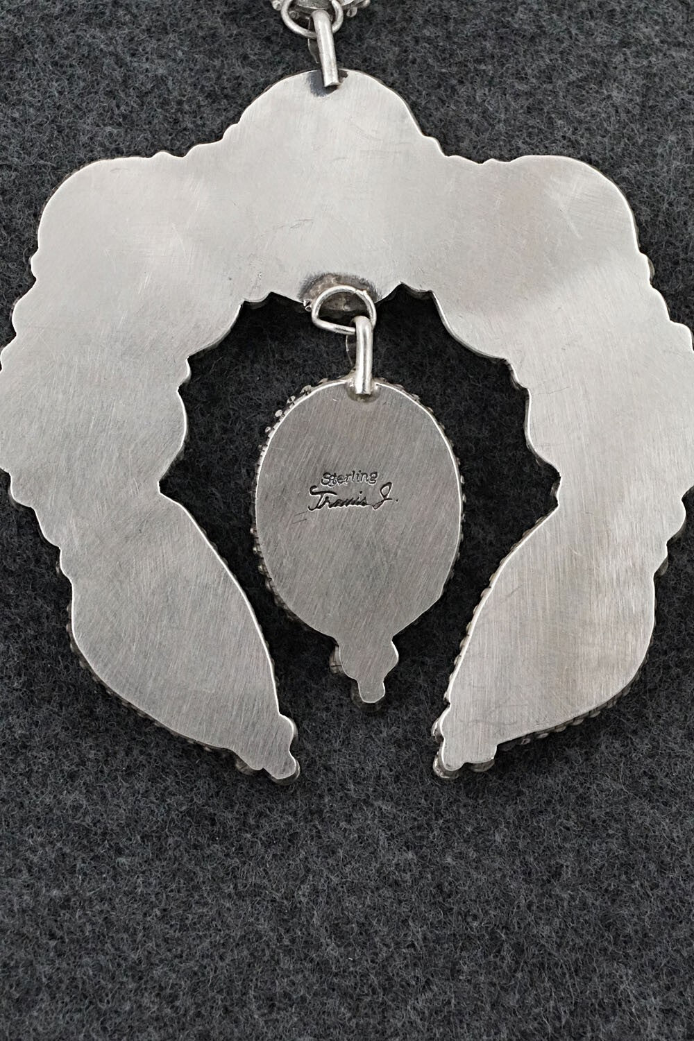 Turquoise & Sterling Silver Pendant - Travis J.