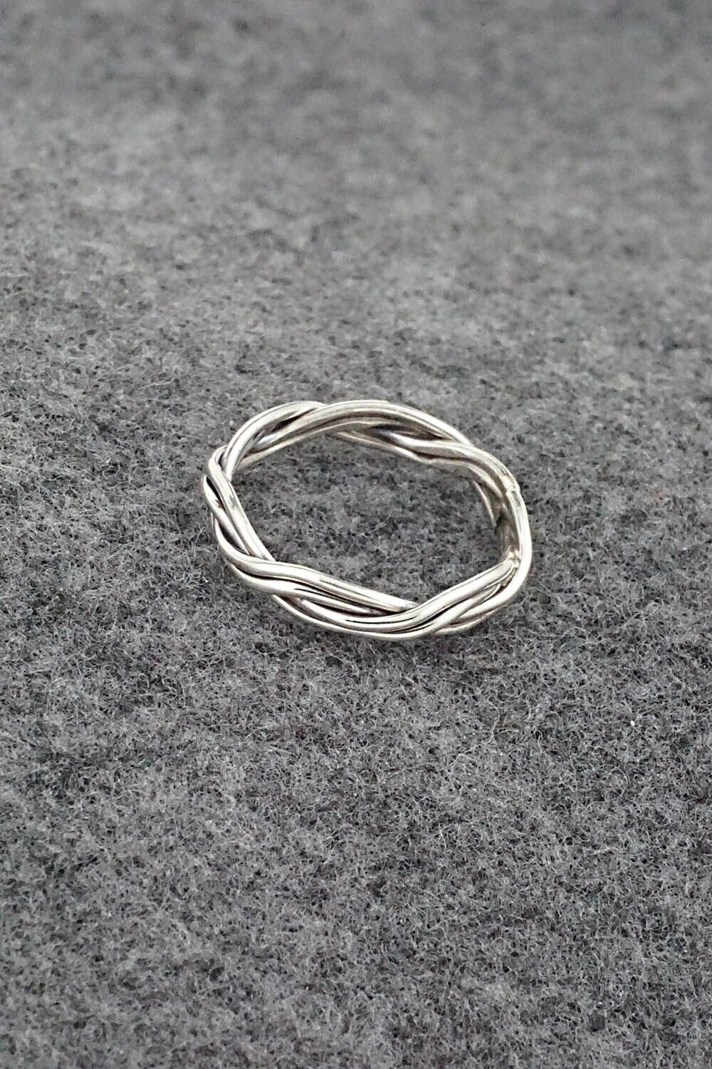 Sterling Silver Ring - Elaine Tahe - Size 8