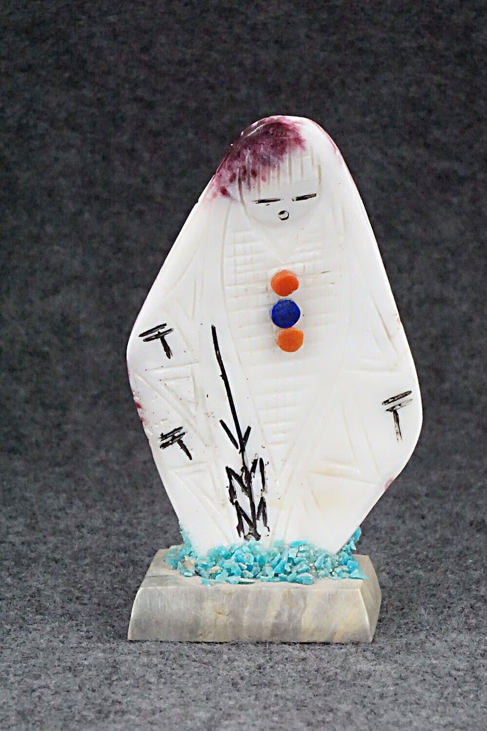 Corn Maiden Zuni Fetish Carving - Gloria Chattin