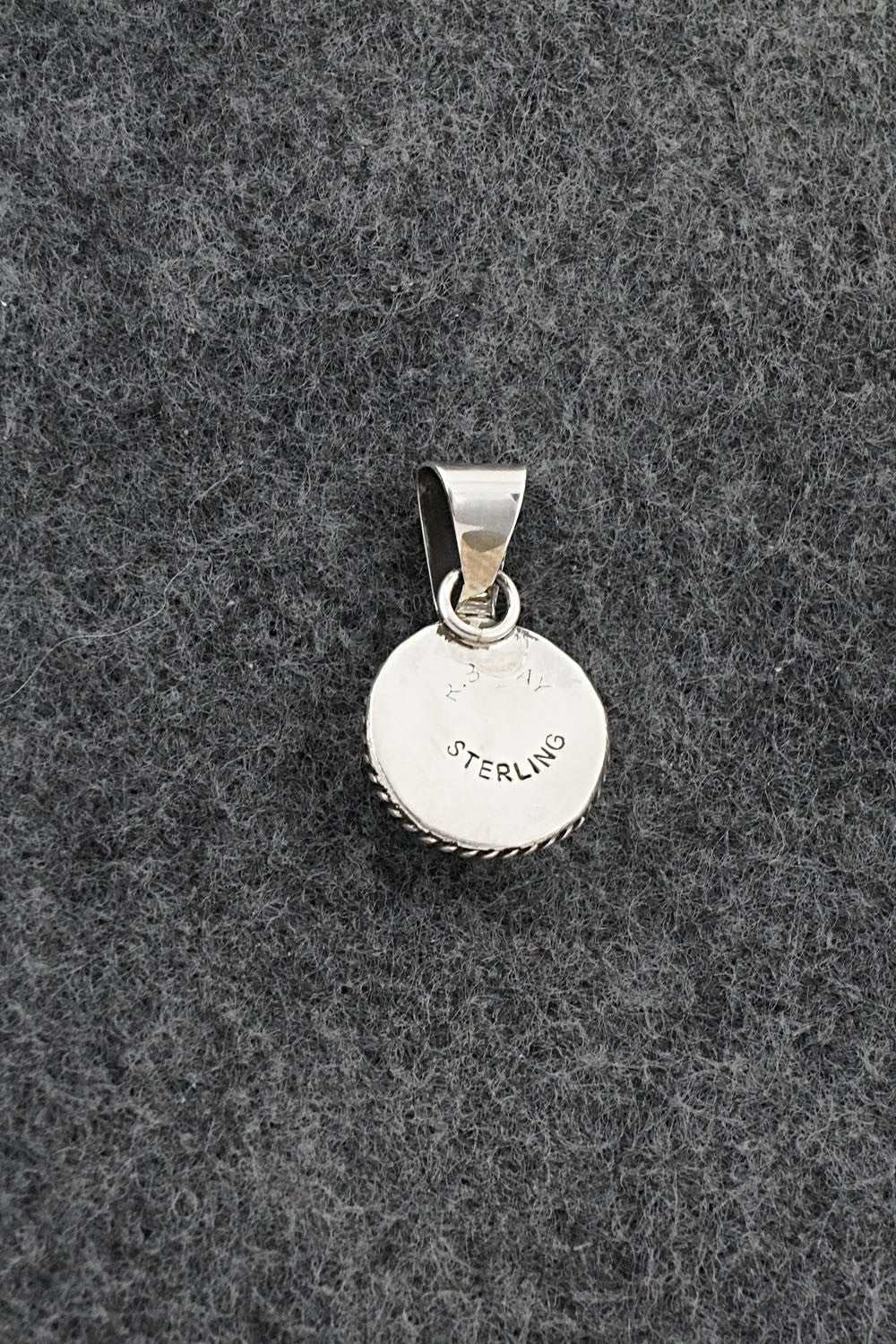 Turquoise & Sterling Silver Pendant - Rena Begay