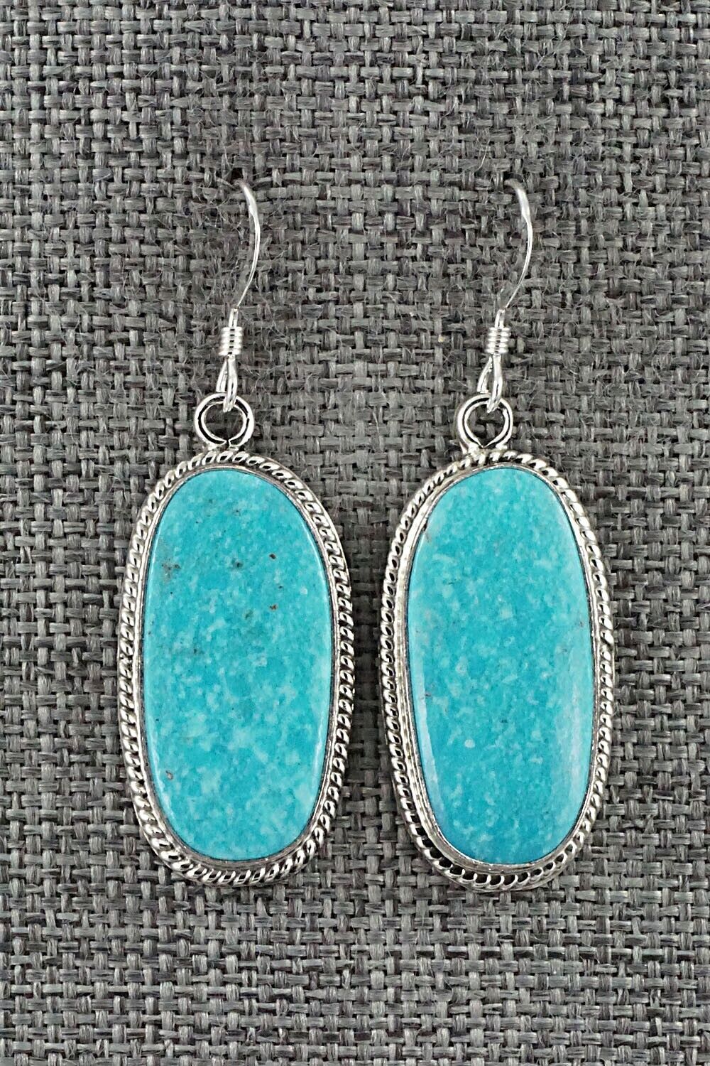 Turquoise and Sterling Silver Earrings - Sharon McCarthy
