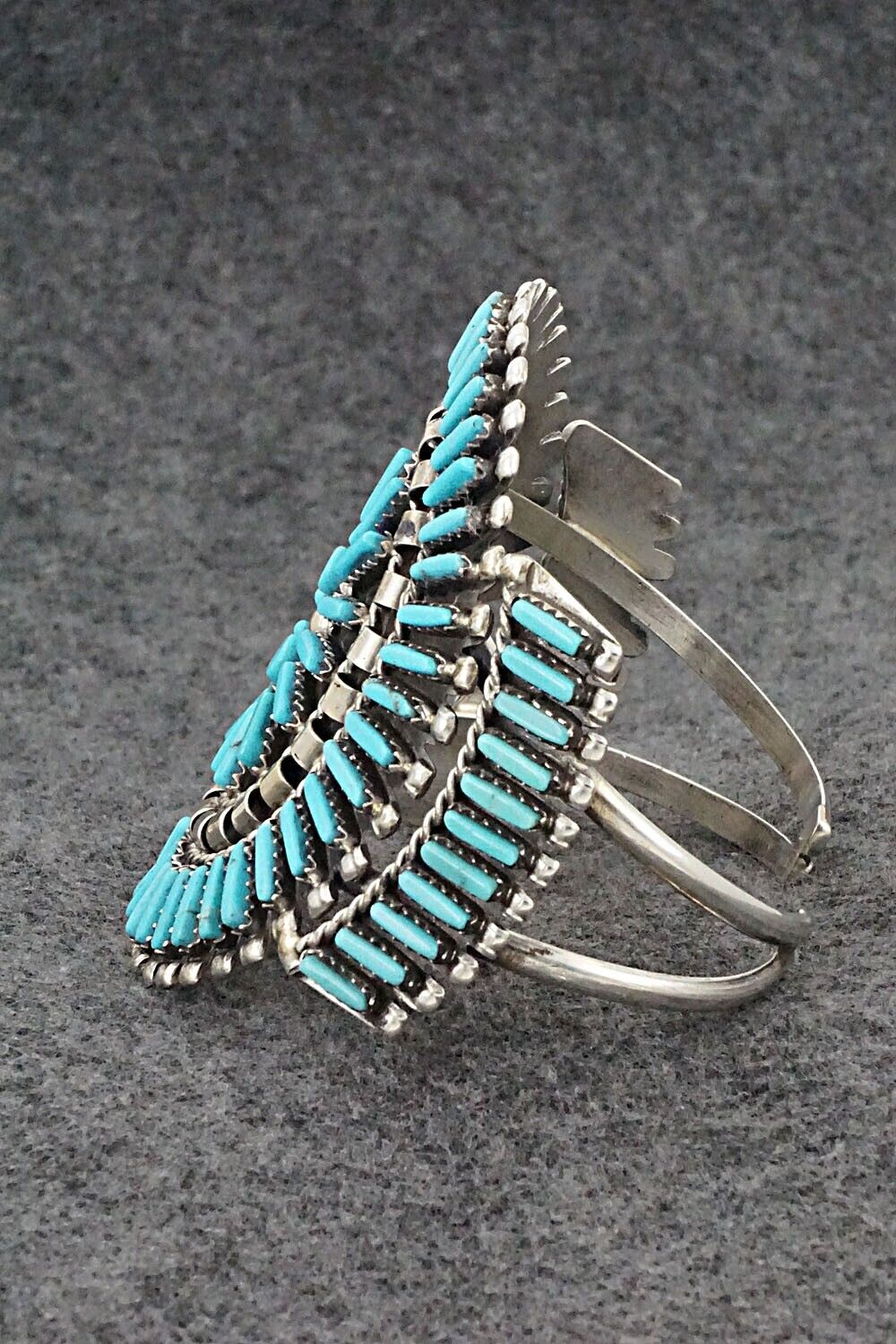 Turquoise & Sterling Silver Bracelet - Charlie John