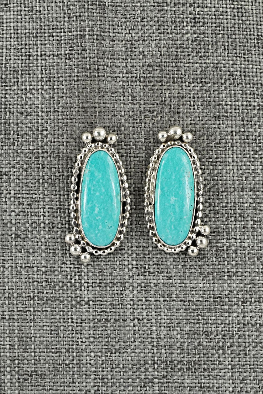 Turquoise & Sterling Silver Squash Blossom Set - Kathleen Livingston