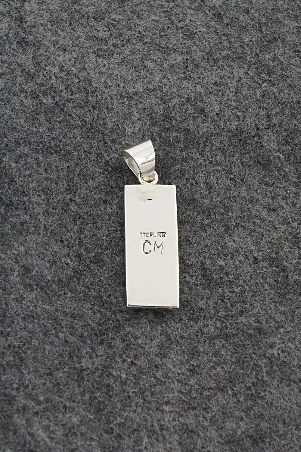 Turquoise & Sterling Silver Pendant - Curtis Manygoats