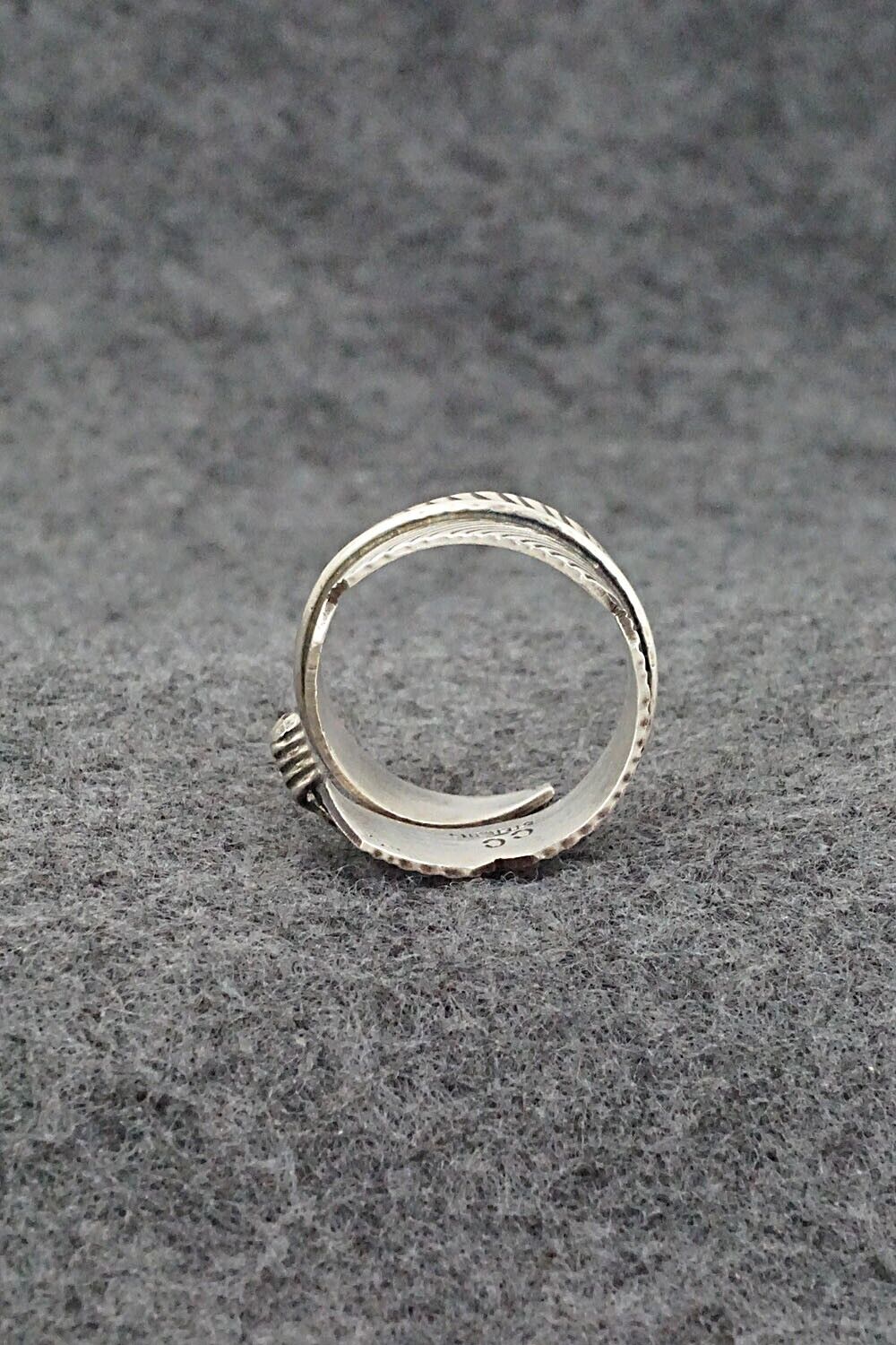 Sterling Silver Ring - Chris Charley - Size 7.5 Adj.