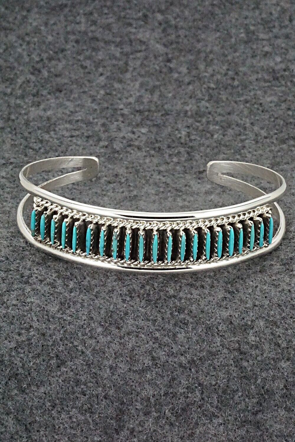 Turquoise & Sterling Silver Bracelet - Roland Francisco